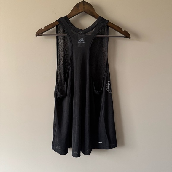 ADIDAS PERFORMANCE MAGIC LOGO RACER BACK TANK BLACK SIZE LARGE - Picture 4 of 6